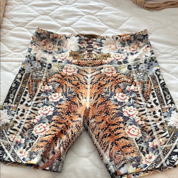 Camilla Pants - Camilla Floral and Animal Print bike Shorts